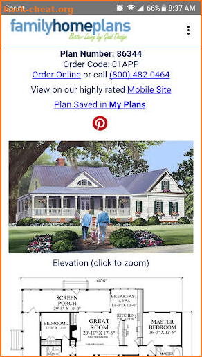 House Plans Search Made Simple - Family Home Plans screenshot