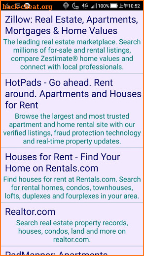 House Rentals screenshot