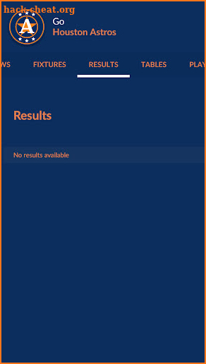 Houston Astros app screenshot