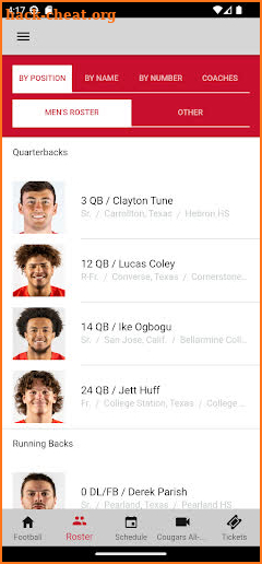 Houston Cougars screenshot