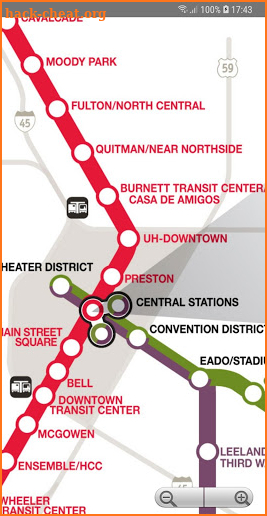 Houston Metro Map screenshot