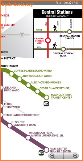 Houston Metro Map screenshot