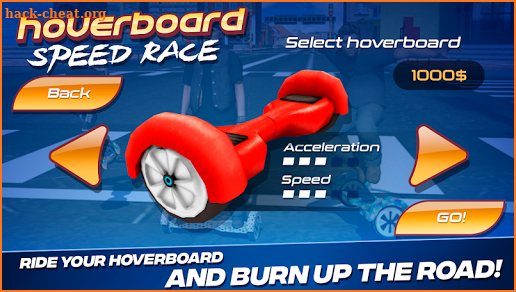 Hoverboard Speed Race screenshot