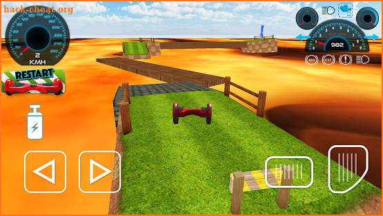 Hoverboard Stunts Hill Climb screenshot