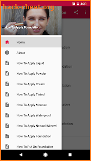 How To Apply Foundation screenshot