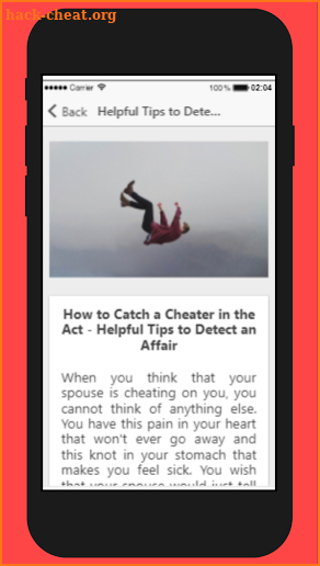 How To Catch A Cheater screenshot