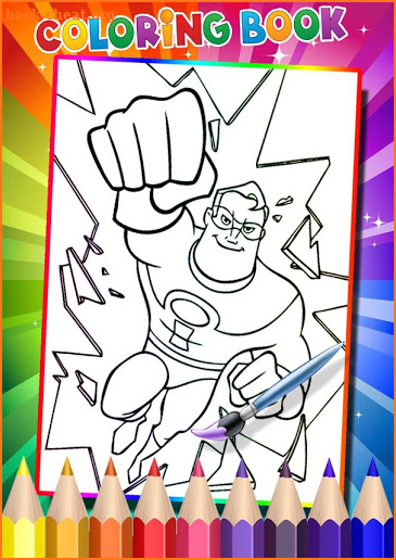 How To Color Disney Heroes screenshot