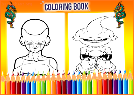 How to color dragon ball z screenshot