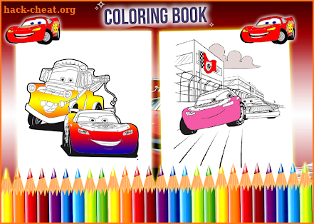 How To Color  Lightning Mcqueen screenshot