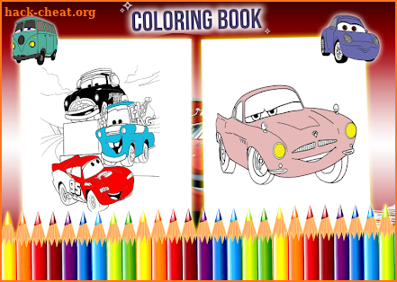 How To Color  Lightning Mcqueen screenshot