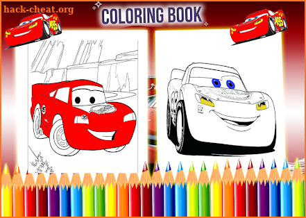 How To Color  Lightning Mcqueen screenshot