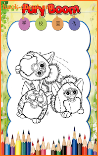 How to color The Furby Bubble Boom screenshot