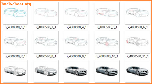 How to draw a car step by step screenshot