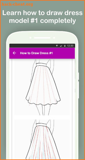 How to Draw A Dress Step by Step Easy screenshot