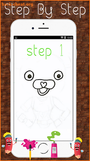 How To Draw And Color Fort nite screenshot
