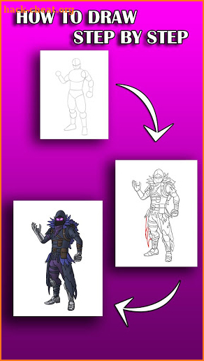 How To Draw Battle Royale Skin screenshot