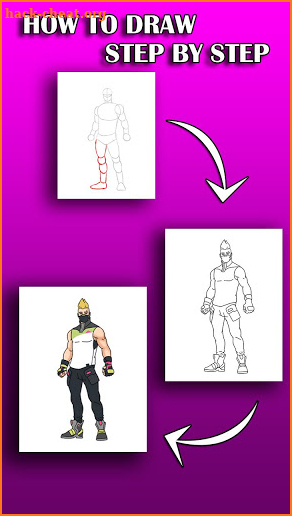 How To Draw Battle Royale Skin screenshot