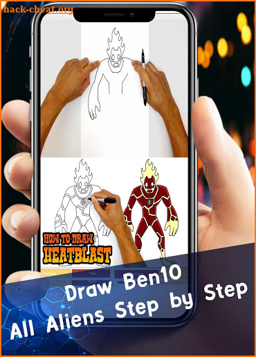 How to Draw Ben10 All Aliens Step by Step screenshot