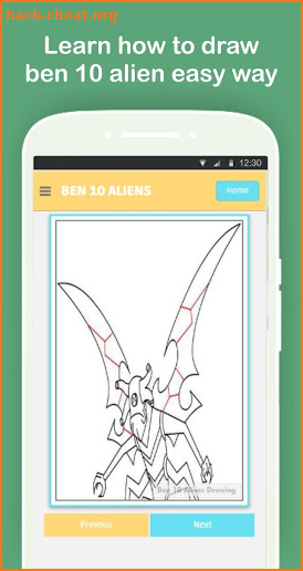 How to Draw Ben10 All Aliens Step by Step Offline screenshot