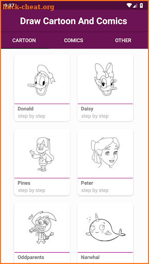 How To Draw Cartoon And Comics screenshot