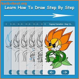 How To Draw Cuphead Characters Step By Step Easy screenshot