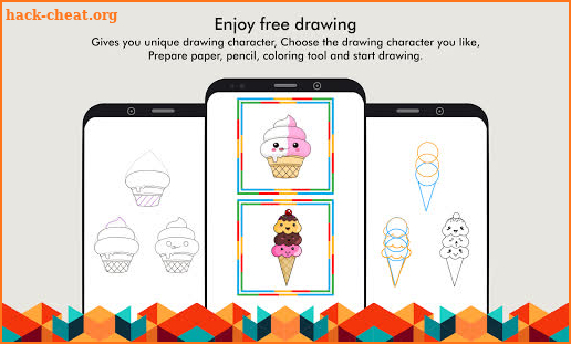 How To Draw Cute Ice Cream screenshot