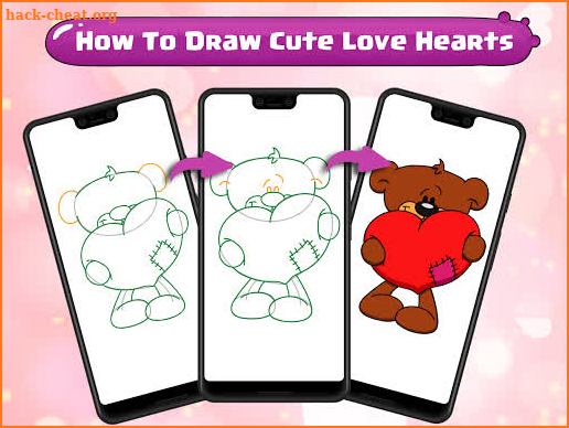 How To Draw Cute Love Hearts screenshot