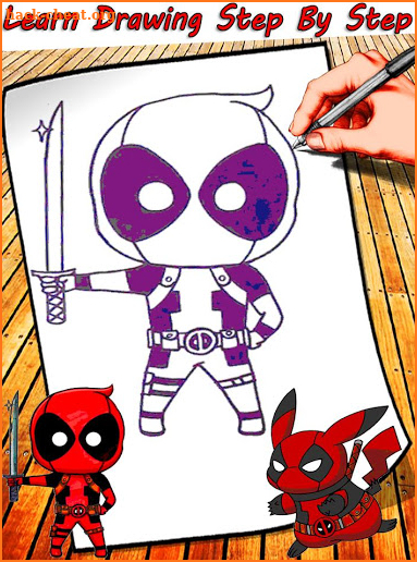 How To Draw DeadPool screenshot