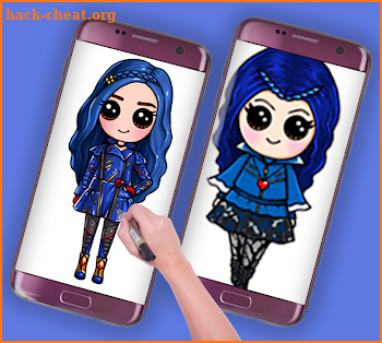 how to draw Disney Descendants screenshot