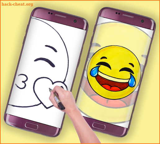 how to draw emoji face screenshot