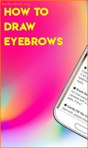 HOW TO DRAW EYEBROWS screenshot