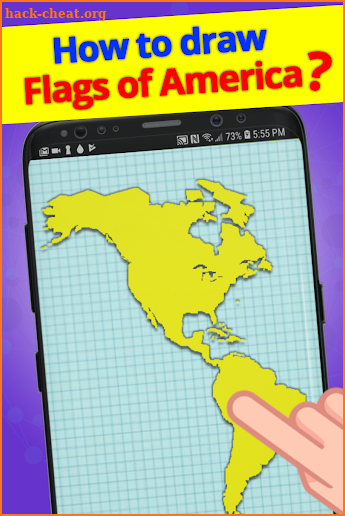 How to draw flags of America screenshot