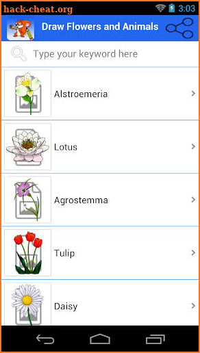 How to Draw Flowers and Animals screenshot