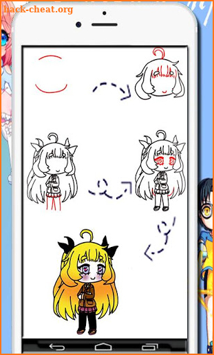 how to draw gacha life screenshot