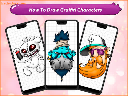 How to Draw Graffiti Characters screenshot