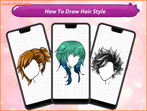 How To Draw Hair Style screenshot