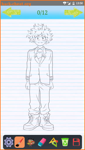 How To Draw Hero Academia screenshot