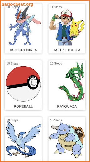 How to draw Poke characters screenshot