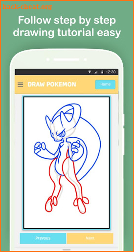 How to Draw Pokemon Step by Step Offline screenshot