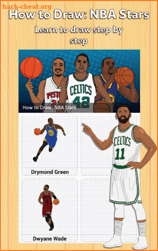 How to draw Professional US Basketball Players screenshot