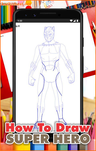 How To Draw Super Hero screenshot