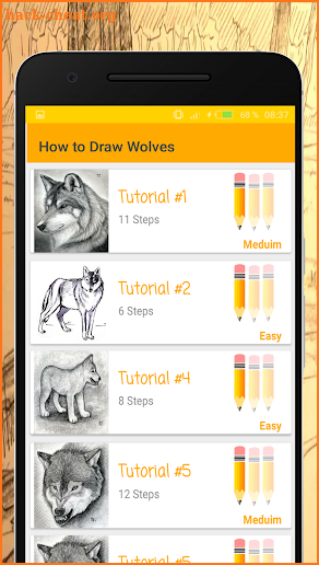 How to Draw Wolves screenshot