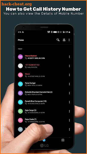 How to Get Call History Number screenshot