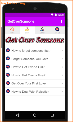 How to Get Over Someone screenshot