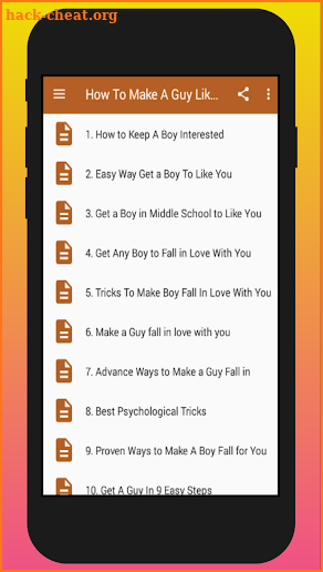 How To Make A Guy Like You screenshot