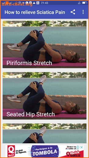 How to relieve Sciatica Pain screenshot