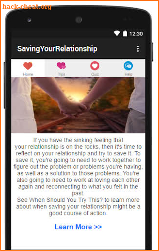 How To Save A Relationship Guide screenshot