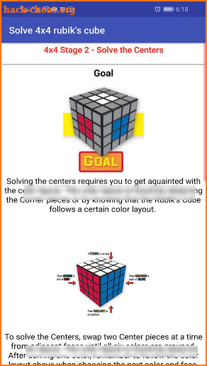 How To Solve 4x4 Rubik's Cube screenshot