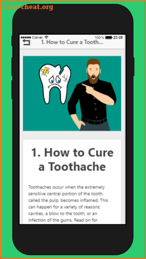 How to Stop a Toothache Fast screenshot