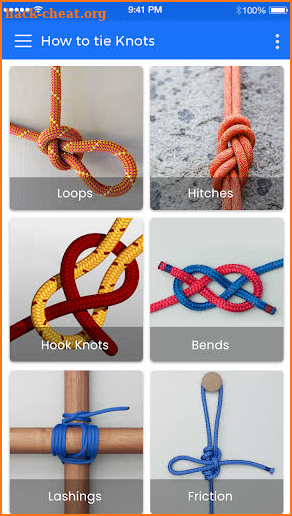 How to tie knots screenshot